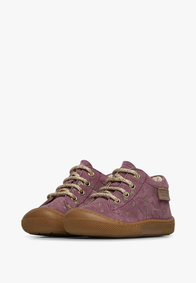 NATURINO AMURBarfußschuhe aus Veloursleder, Violett
