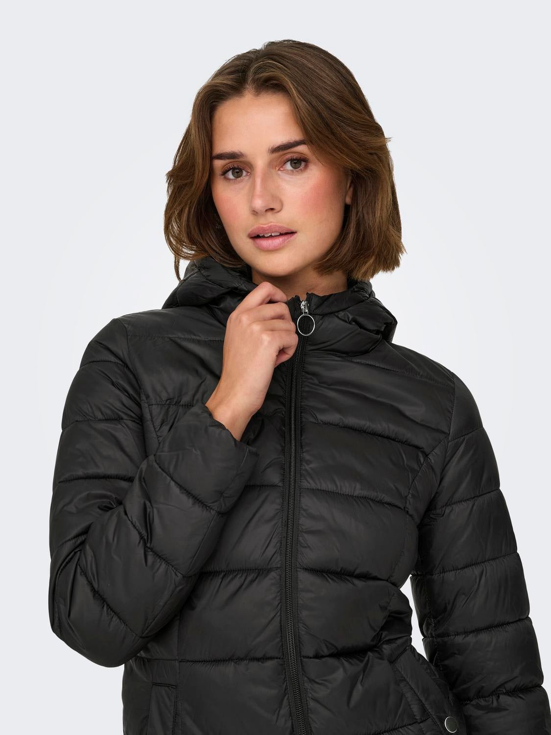 JDYZULU Steppmantel Black