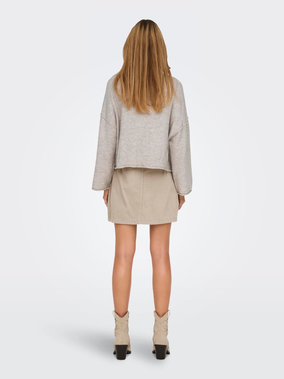 JDYRUE Strickpullover Chateau Gray