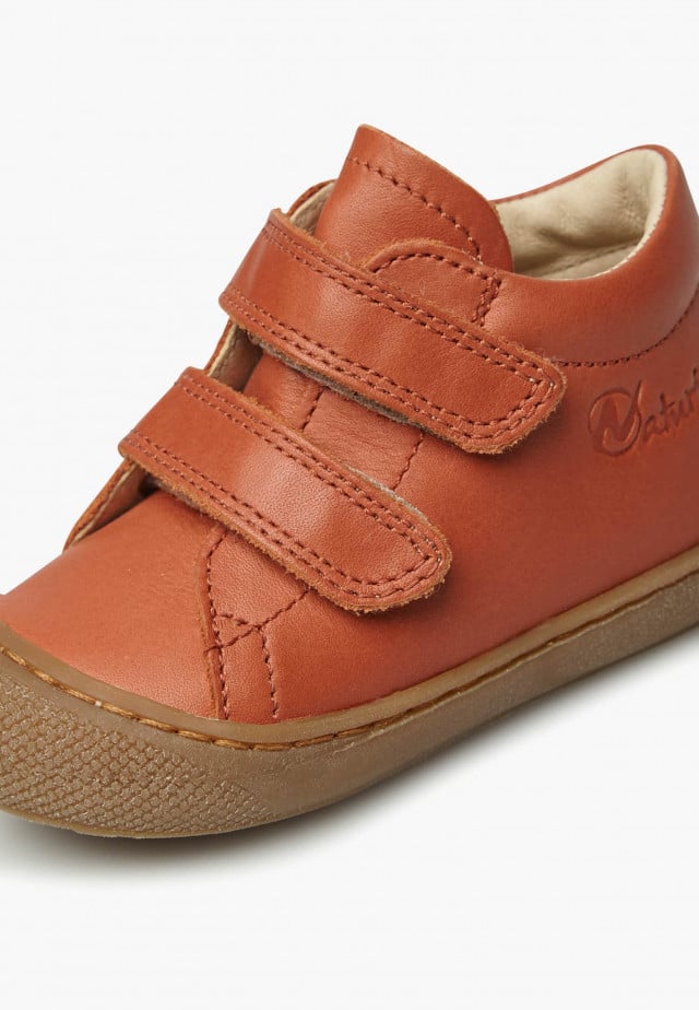 NATURINO COCOON VLLauflernschuhe aus Nappaleder, Ziegelrot