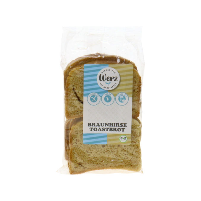 BIO Braunhirse Toastbrot, 250g von Werz