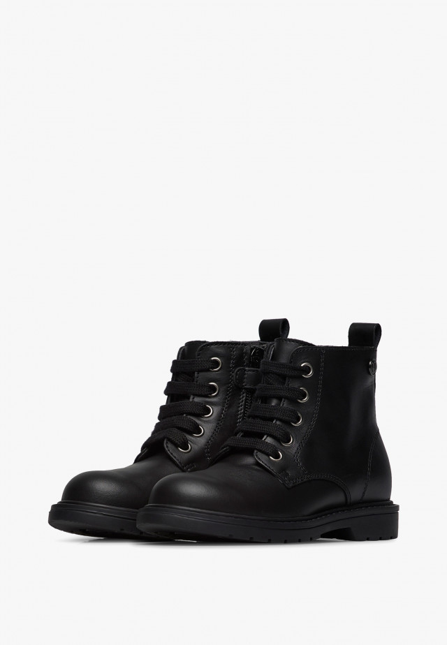 NATURINO BARNETT 2Stiefeletten aus Leder, Schwarz
