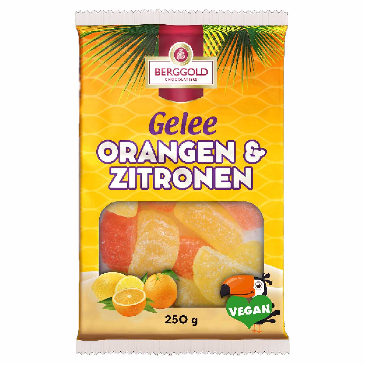 Berggold Gelee Orangen+Zitronen 250g gezuckert