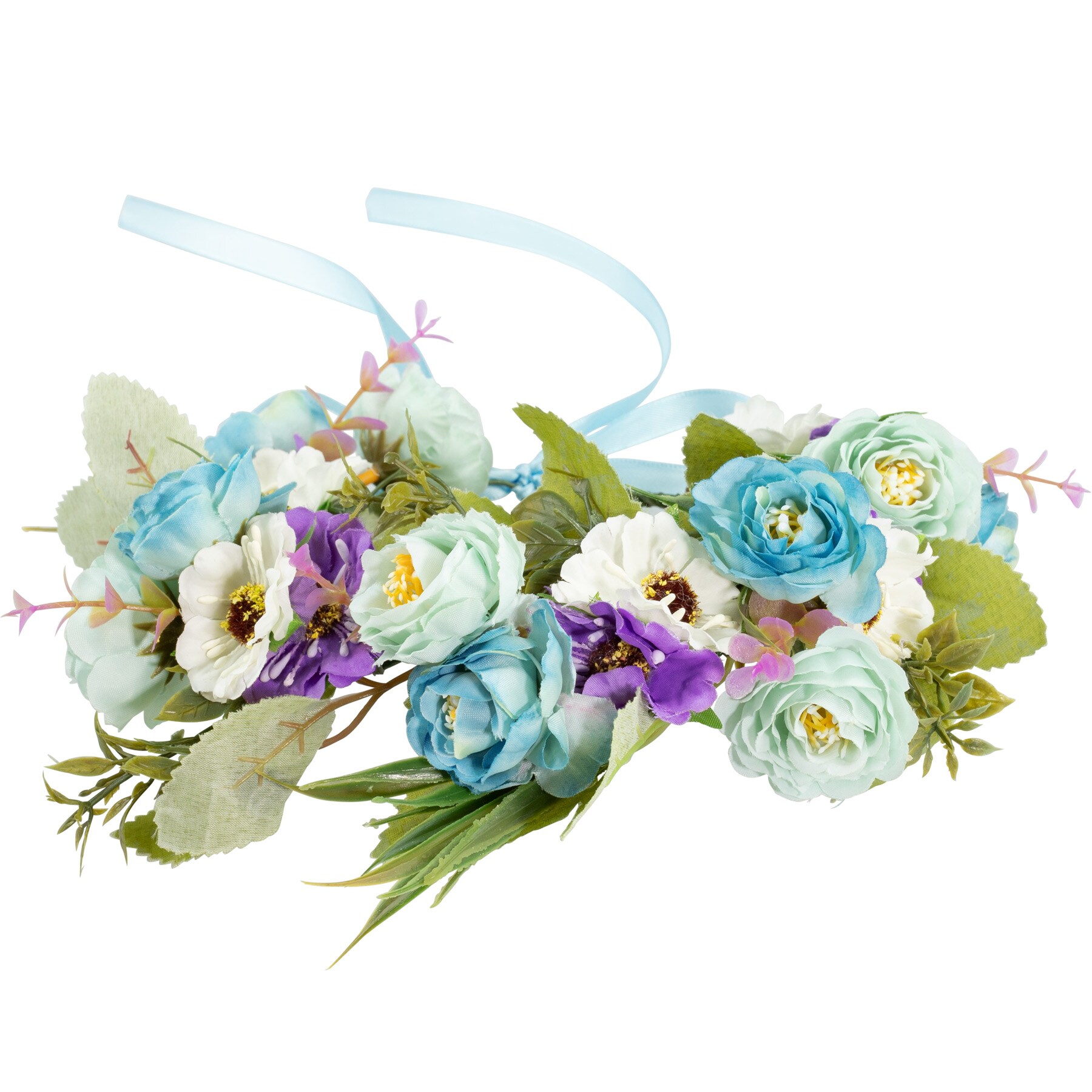 tectake® Blumenkranz Frühlingswiese