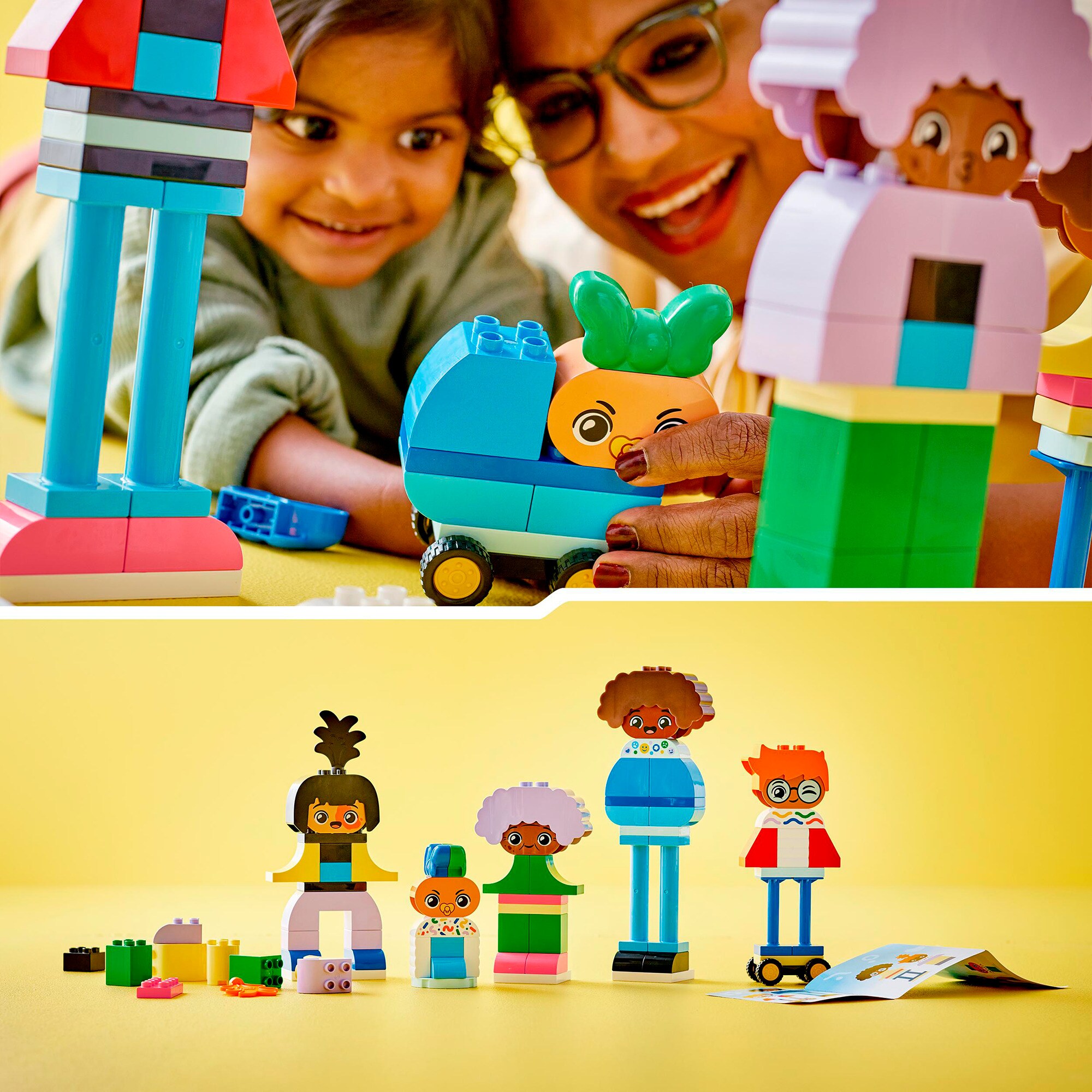 LEGO Konstruktionsspielzeug DUPLO Baubare Menschen mit großen Gefühlen