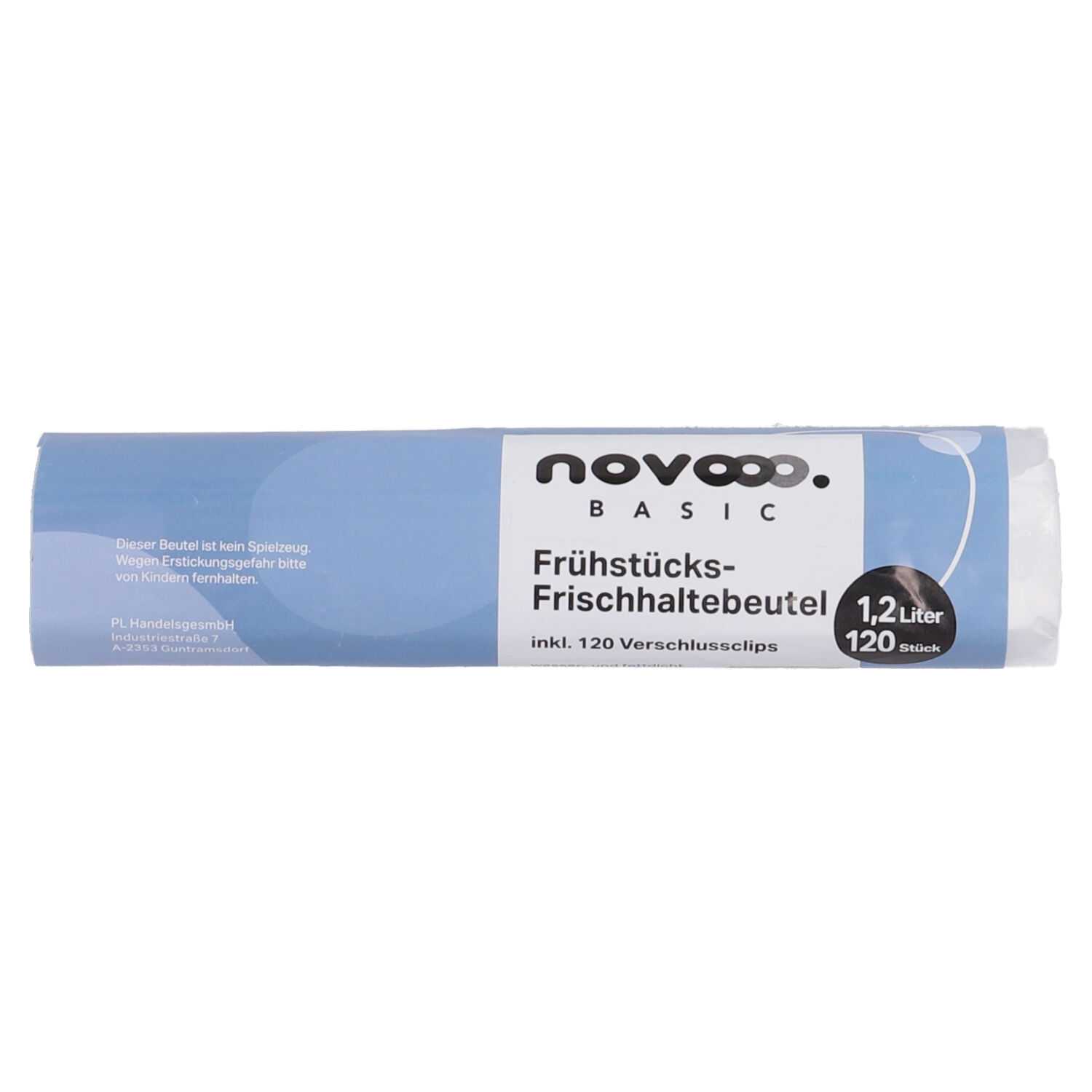 novooo Frischhaltebeutel 120 Stück, 1,2L