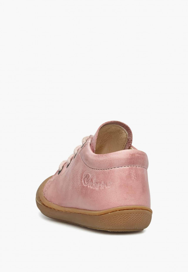 NATURINO COCOONLauflernschuhe aus Nappaleder, Hellrosa