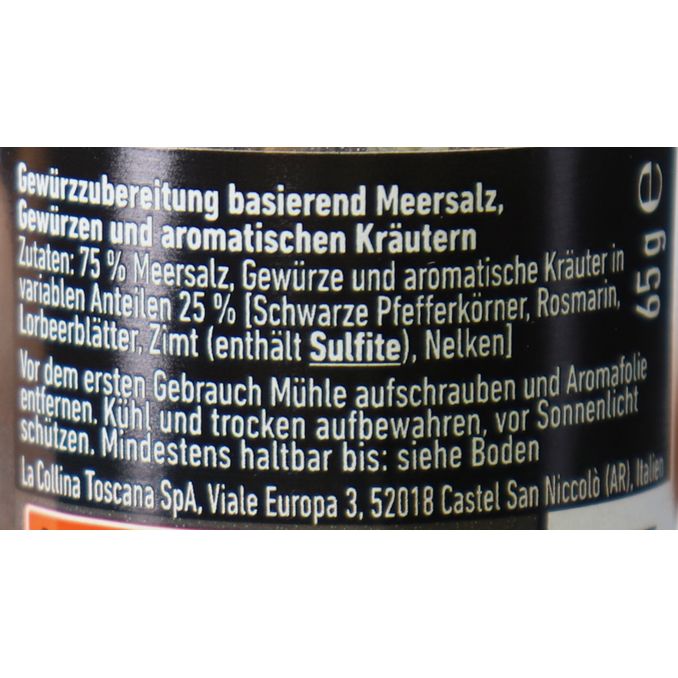 Gewürzmühle BBQ Orient Salz, 65g von Weber