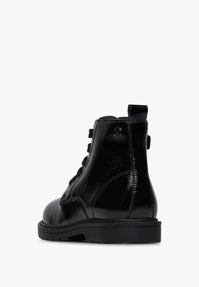NATURINO BARNETT 2Stiefeletten aus Lackleder, Schwarz