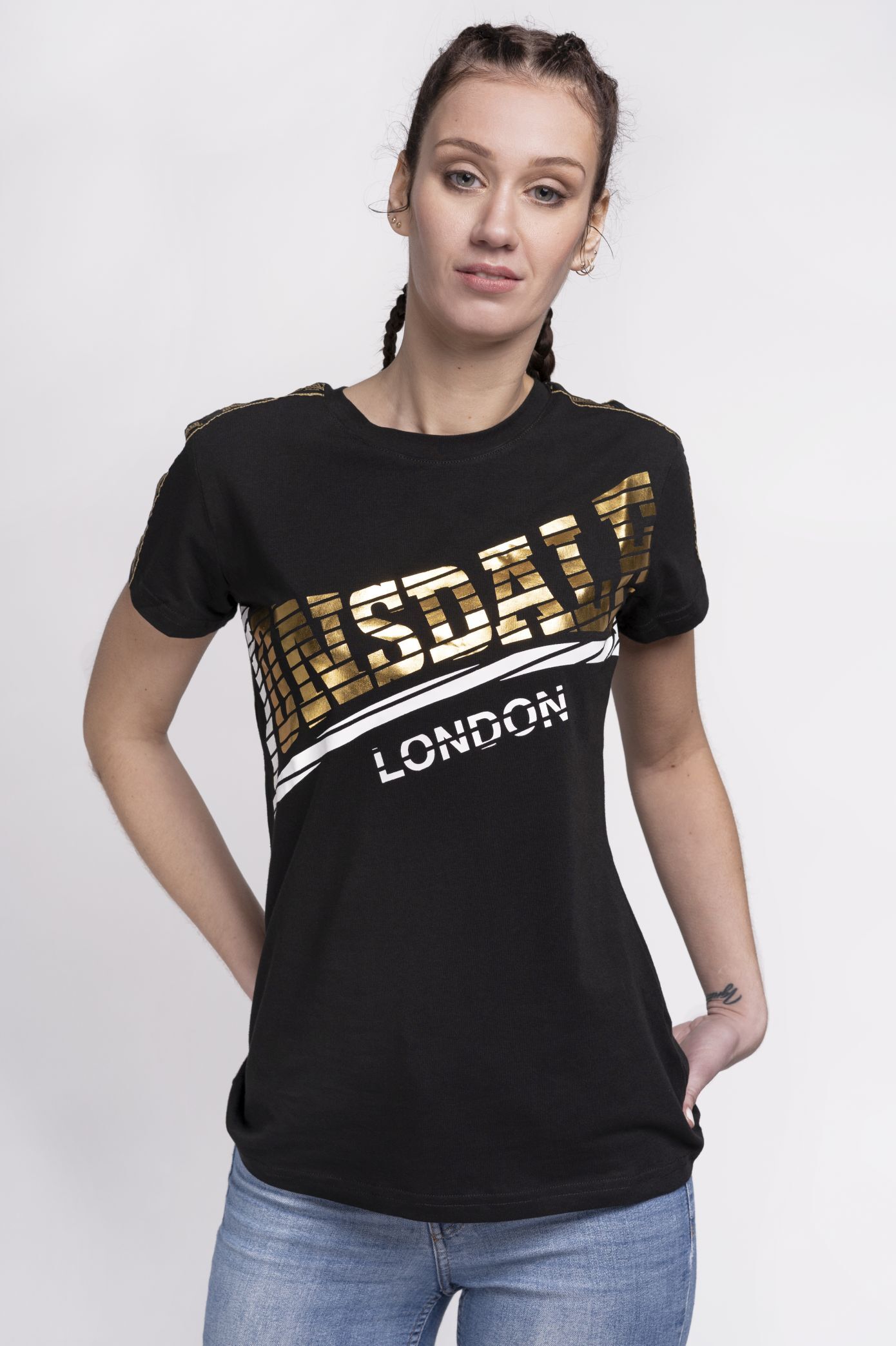 Lonsdale Frauen T-Shirt LANGRICK