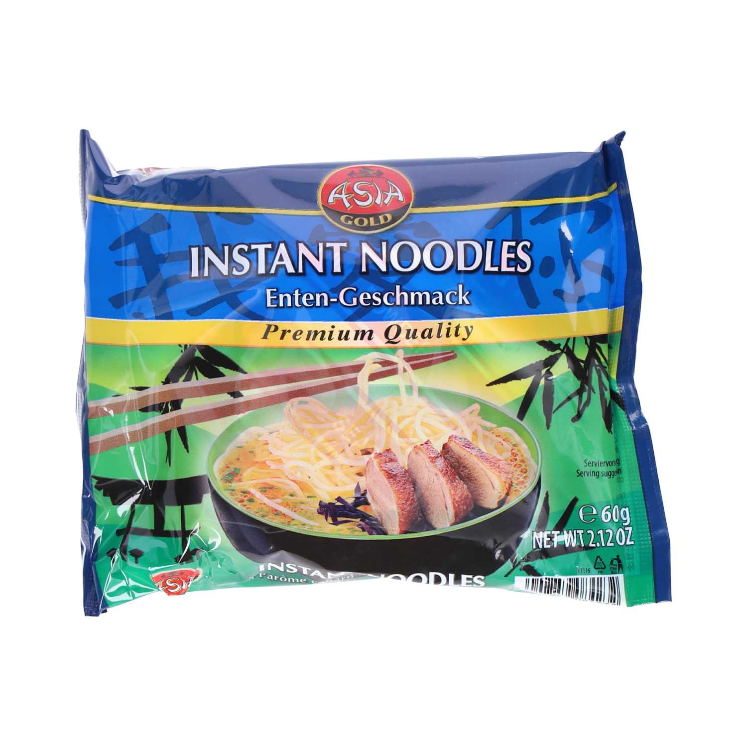 Instant Nudeln Asia Ente