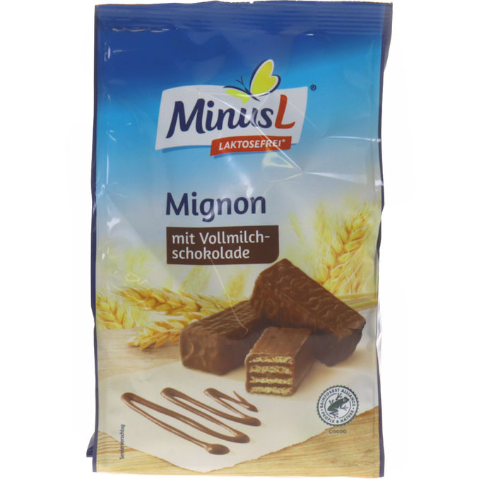 Minus-L Mignon Waffel Schoko, 200 G von Minus-L