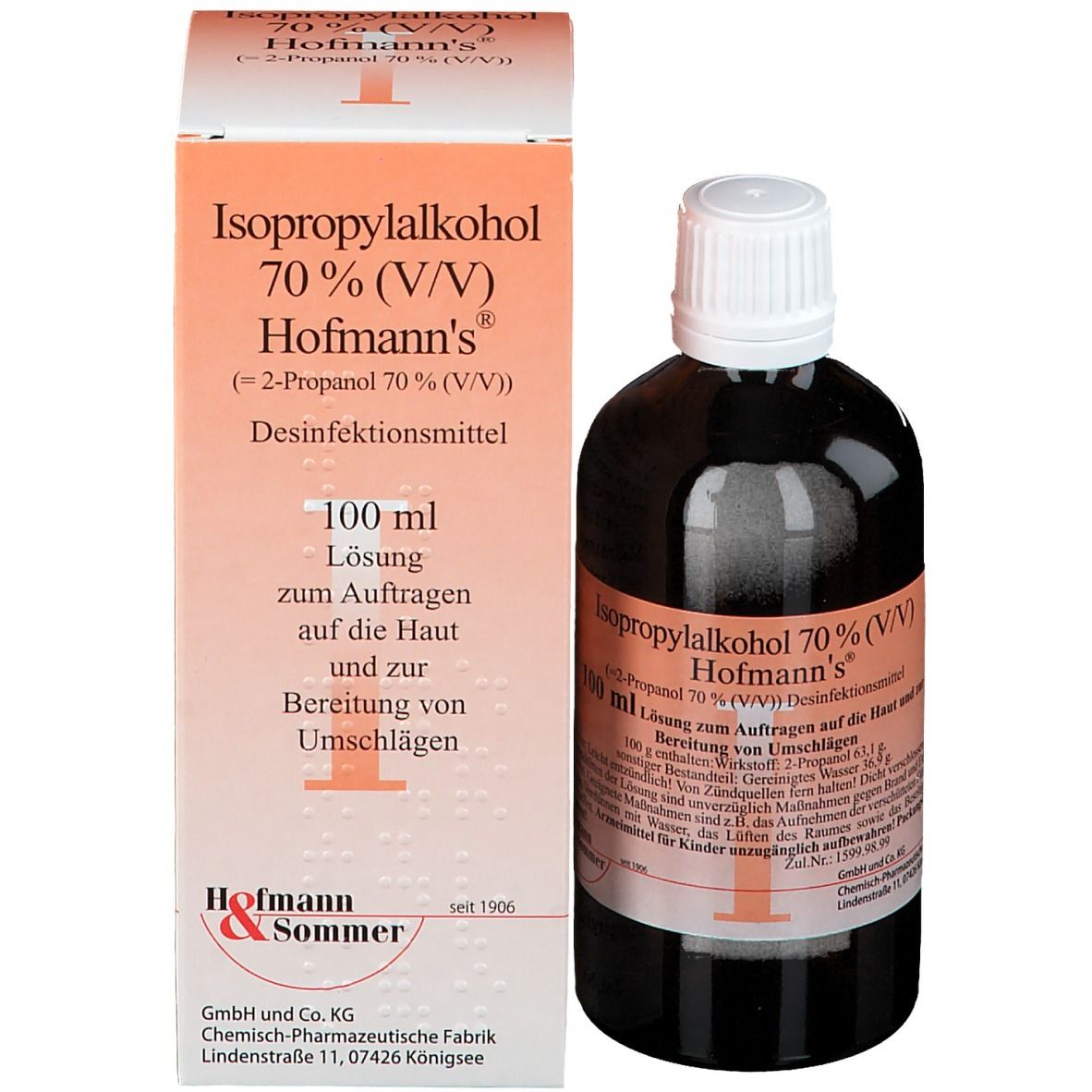 Isopropylalkohol 70% Lösung Hofmanns®