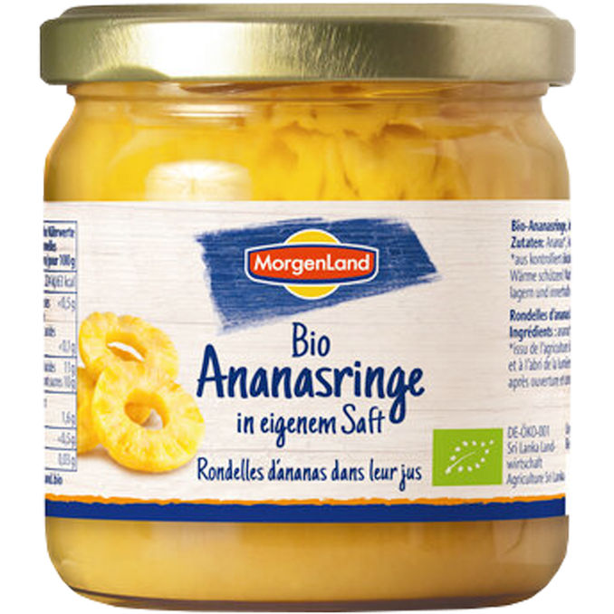 BIO Ananasringe , 190g von Morgenland