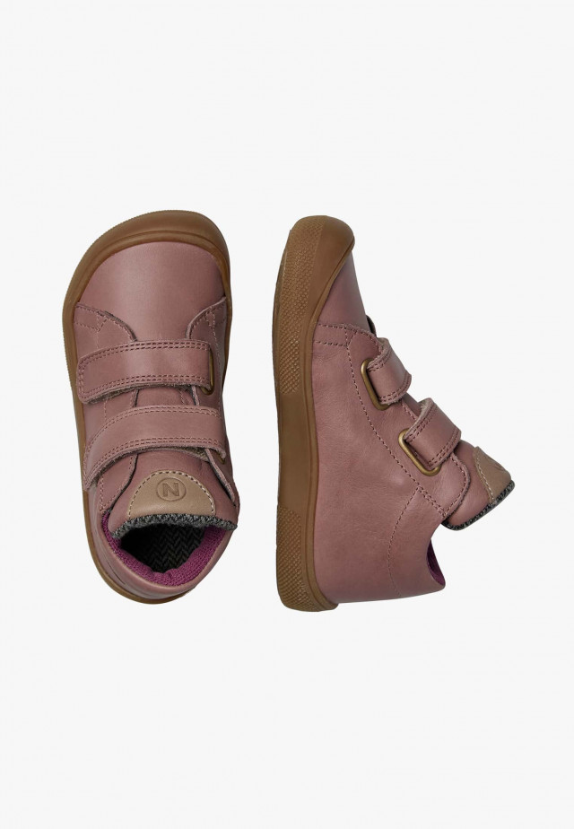NATURINO GIMBA VL WPBarfuß hohe Sneakers aus Leder, Rosa