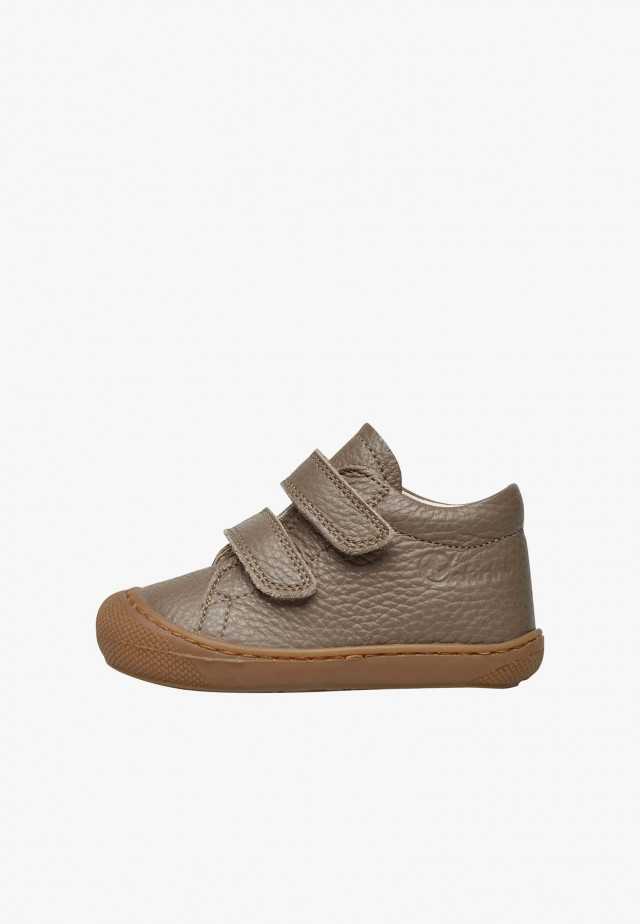 NATURINO COCOON VLLauflernschuhe aus Leder, Taupe