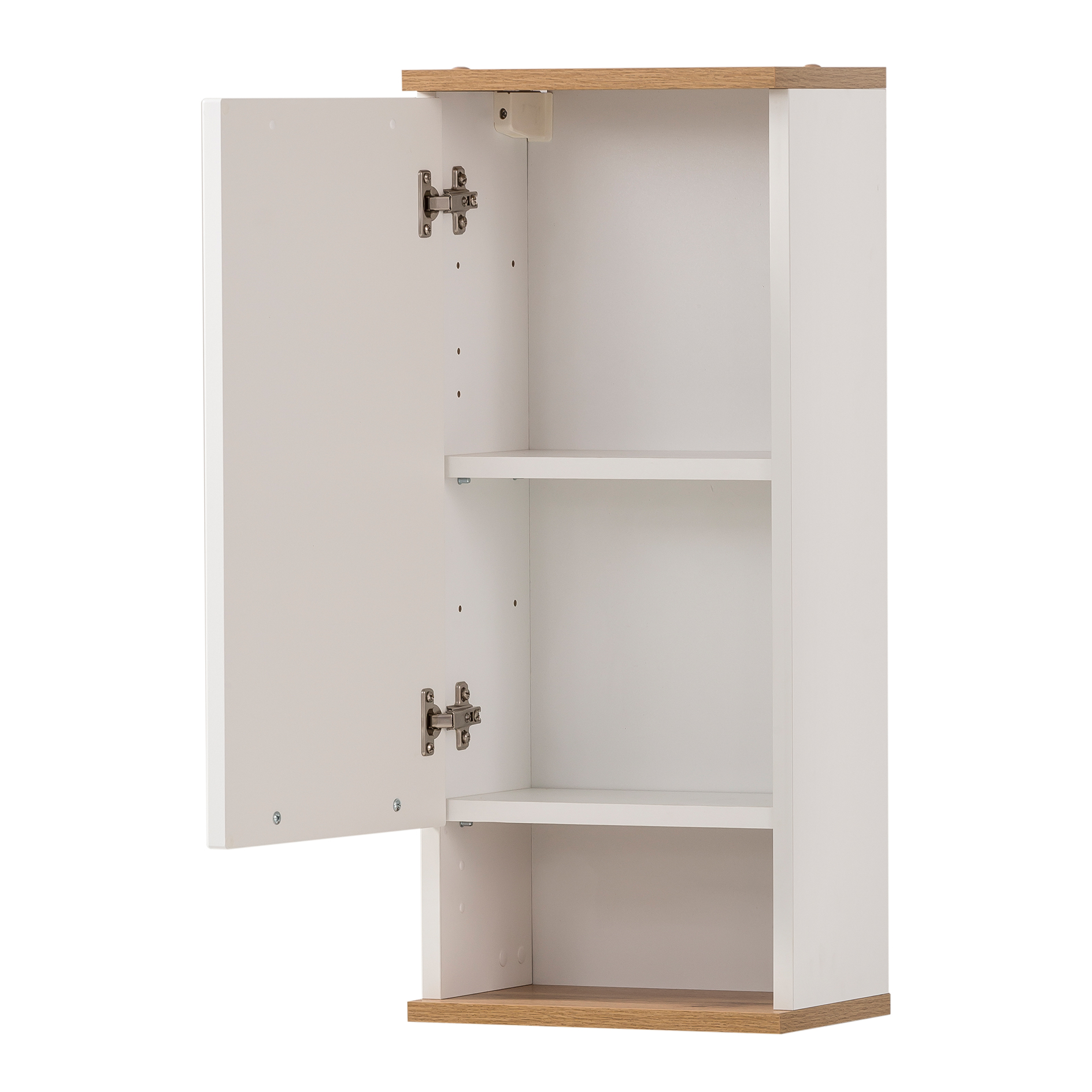 Oberschrank - weiß matt-Eiche - 30 cm breit
