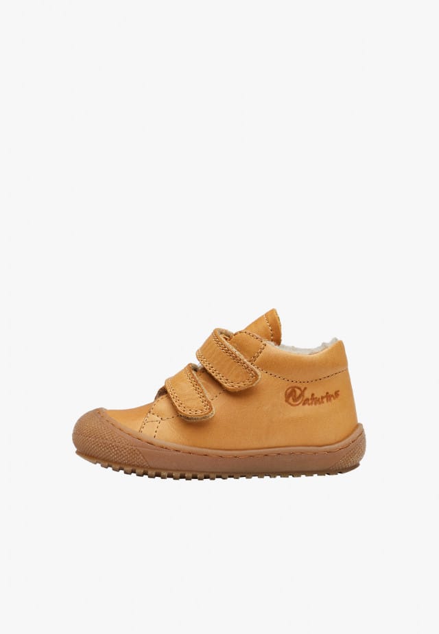 NATURINO RACOON VLLauflernschuhe mit Wollfutter, Kürbis