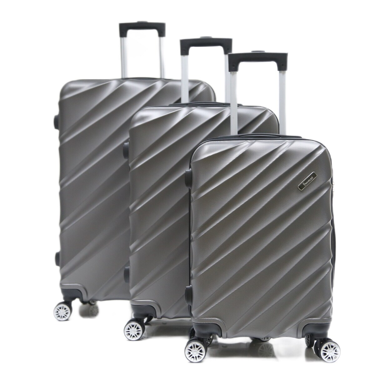 Reisekoffer Koffer 3 tlg Hartschale Trolley Set Kofferset Handgepäck