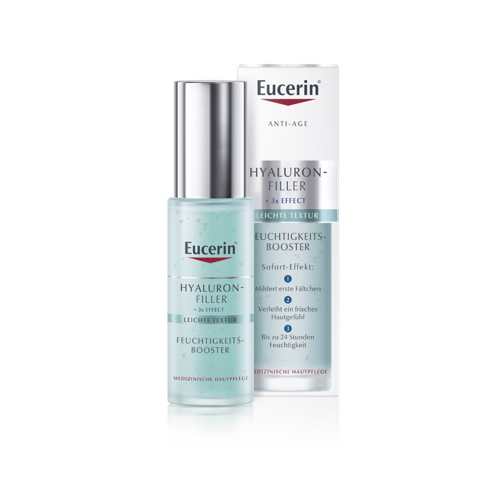 Eucerin® Hyaluron-Filler Feuchtigkeits-Booster – Ultra-leichtes Hautgel für bis zu 24h Feuchtigkeit