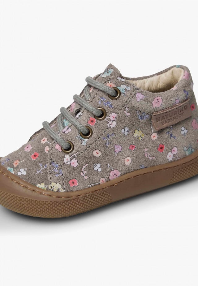 NATURINO AMURBarfußschuhe aus Veloursleder, Grau