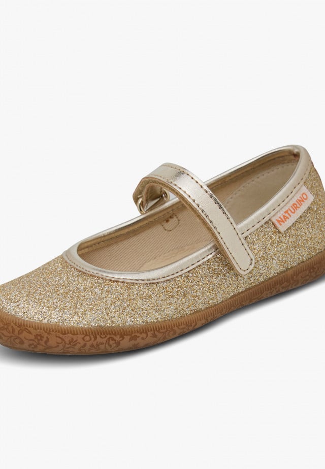 NATURINO PAVIABallerinas mit Riemchen, Platin