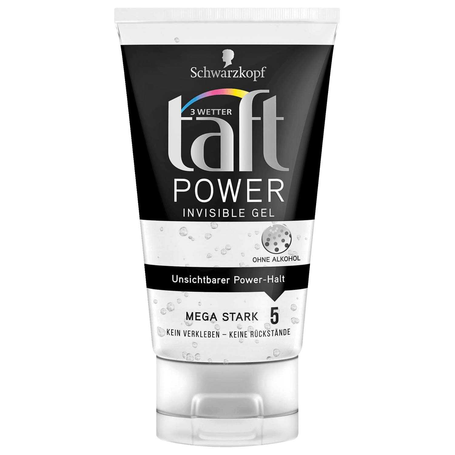Schwarzkopf 3 Wetter Taft Power Haargel Invisible Gel mega stark 150 ml