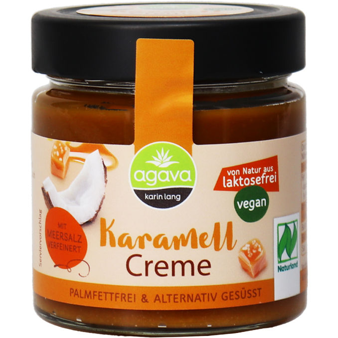 BIO Karamellcreme auf Kokosbasis, 200g von agava