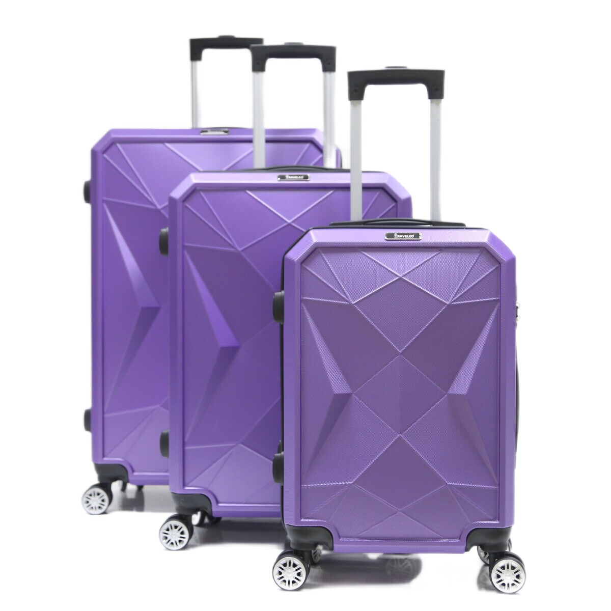 Reisekoffer ABS-03 Koffer 3-teilig Hartschale Trolley Set Kofferset Ha