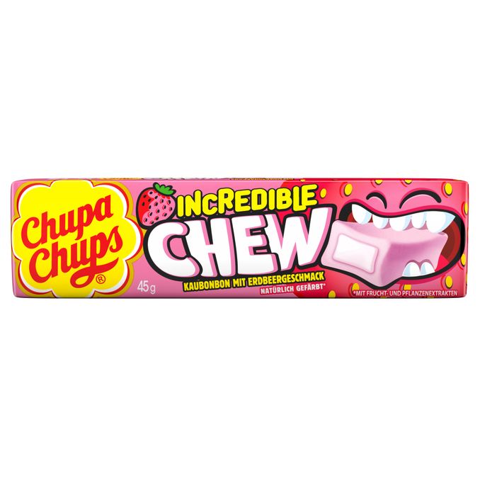 Chupa Chups Kaubonbon Erdbeere, 45g von Chupa Chups