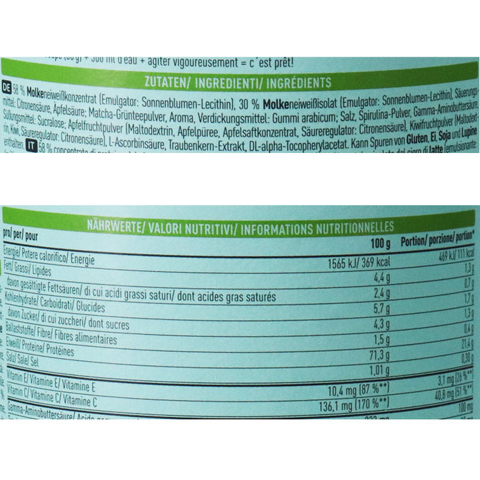 Protein Shake Kiwi Matcha & Apfel, 300g von Shape Republic