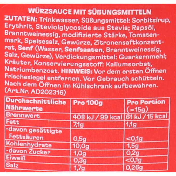 American Dressing, 300ml von hello taste