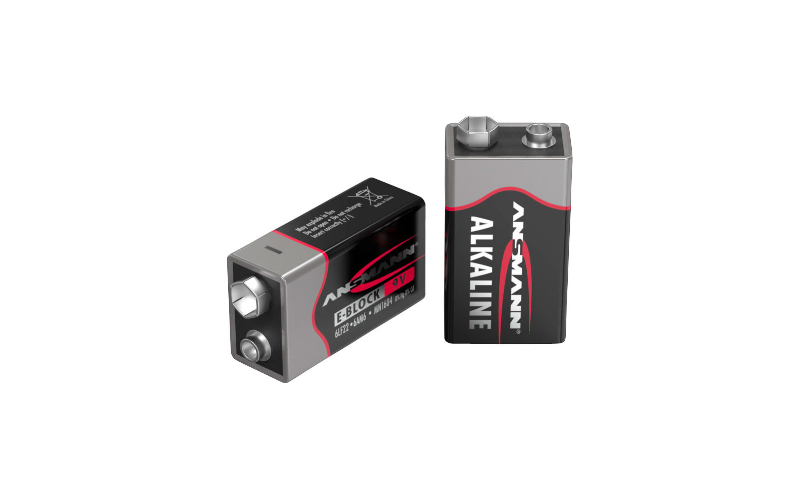 Ansmann Alkaline 6LR61 E Block Batterie 9 V