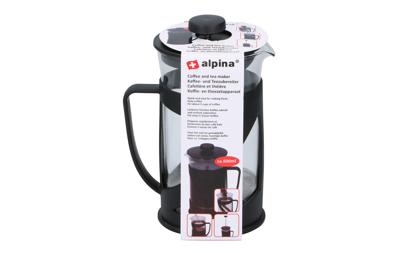 Alpina Kaffee und Teekocher 600 ml