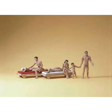 Preiser 10439 HO Paare am FKK-Strand