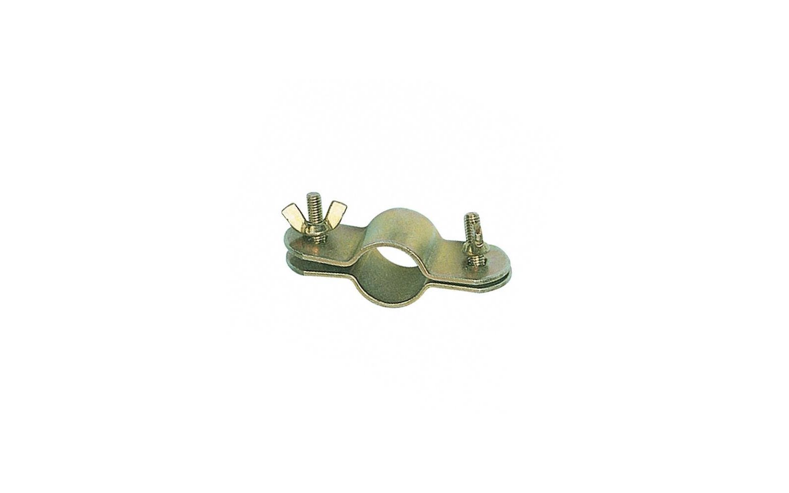 Berger Doppelrohrschelle gold 2er Pack 22 - 25mm