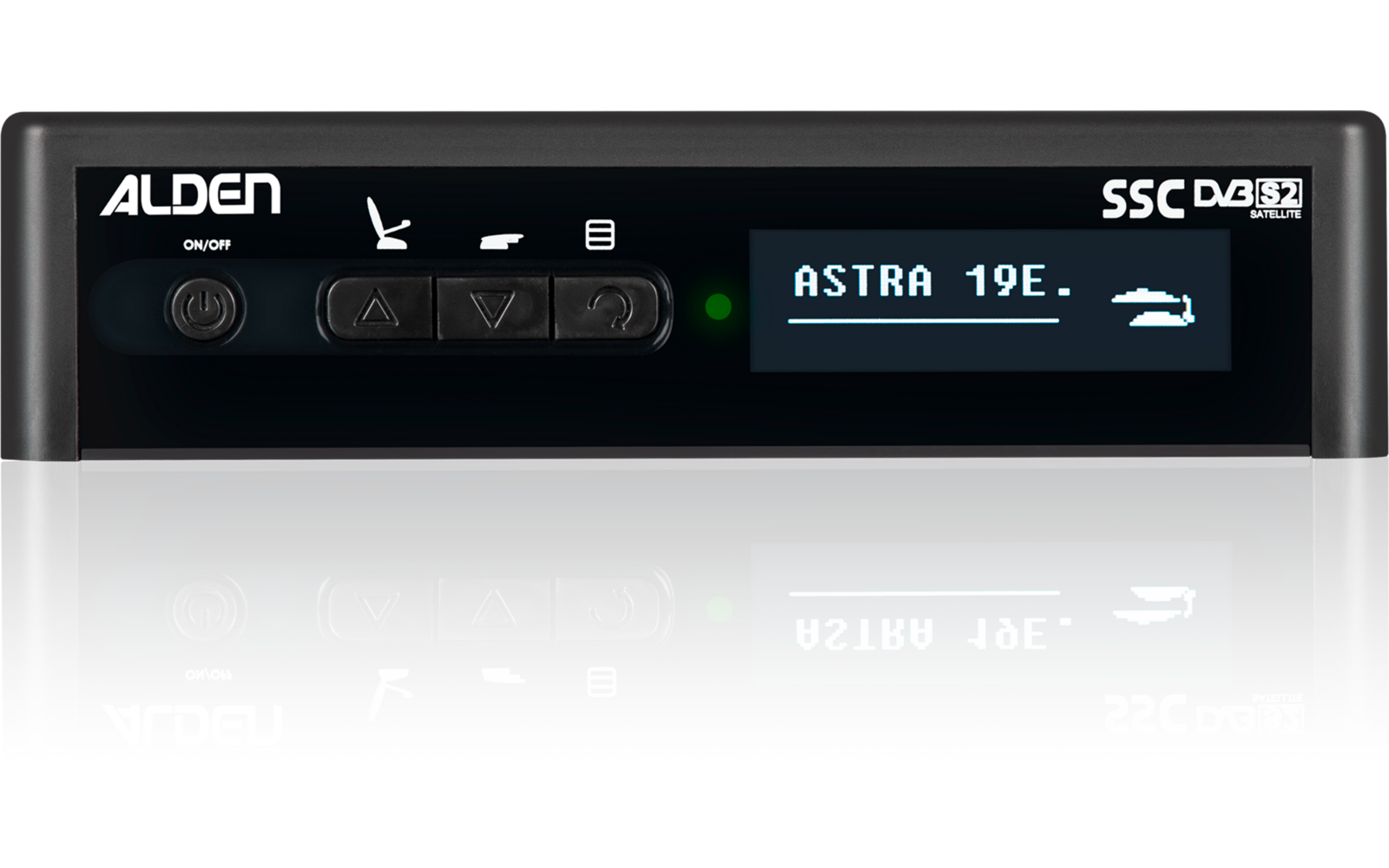 Alden AS2@ 60 HD vollautomatische Satellitenanlage Weiß inklusive S.S.C. HD Steuermodul und LTE Antenne