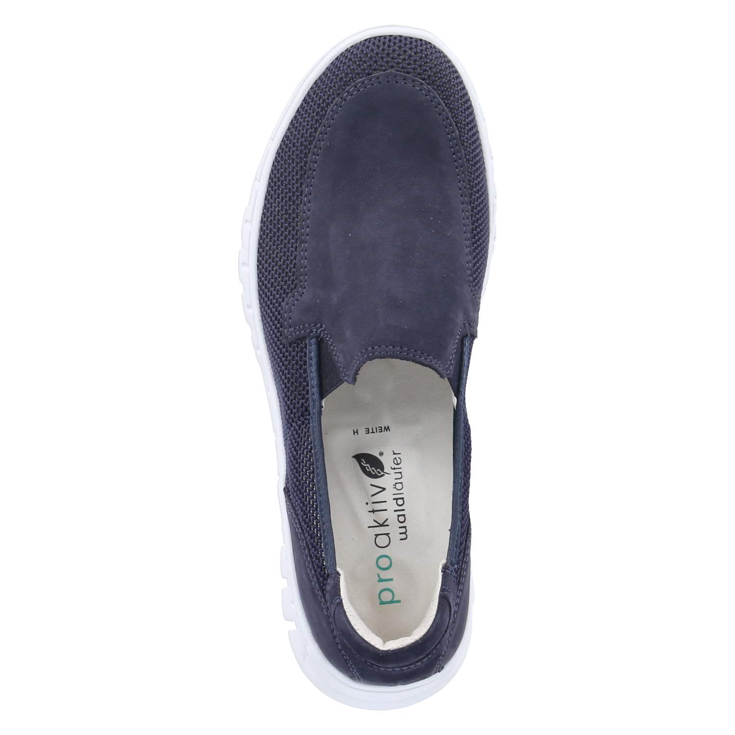 Waldläufer Slipper H-BIRDY - marine blue
