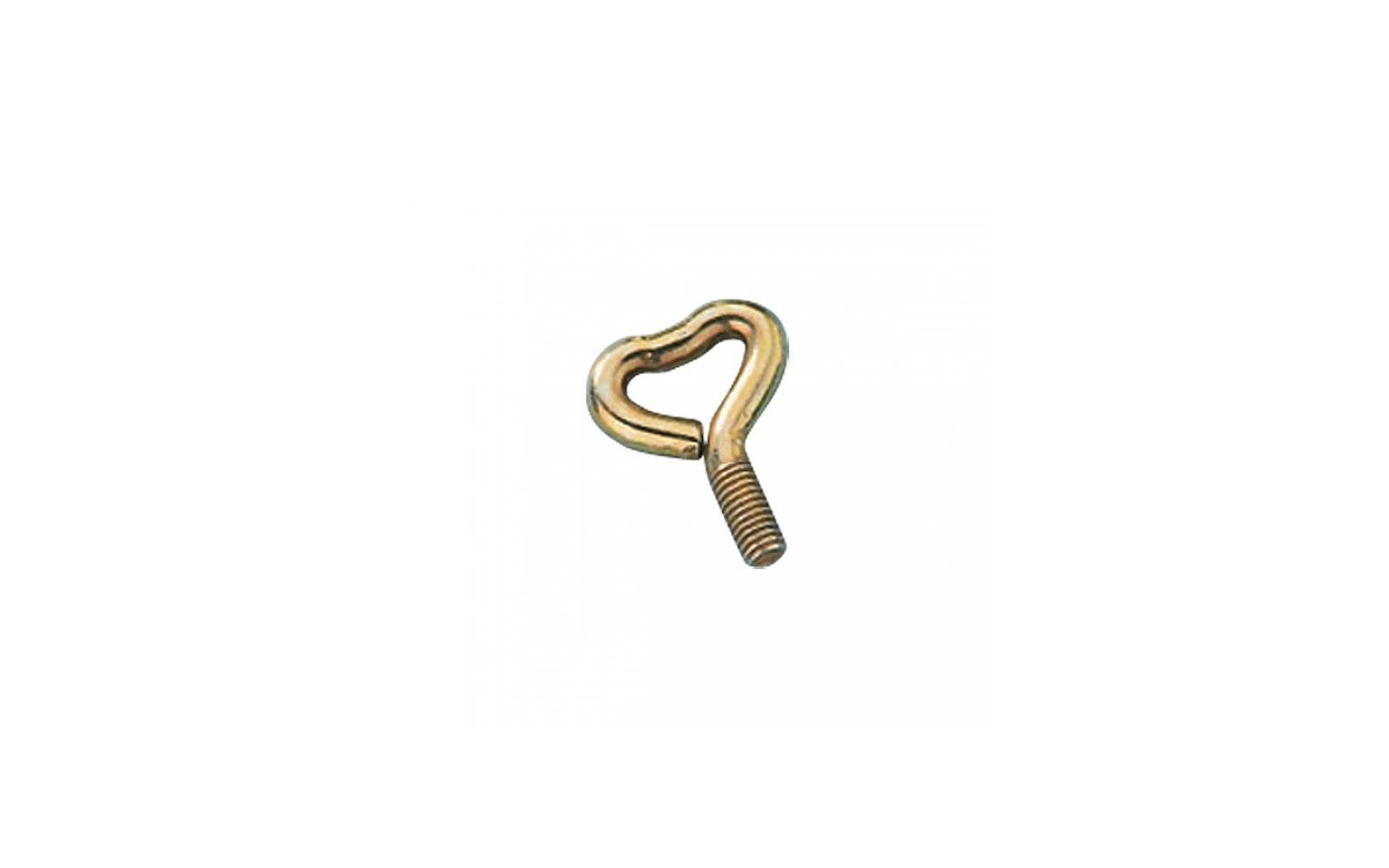 Berger Herzschraube M 6 Gold 10er Pack