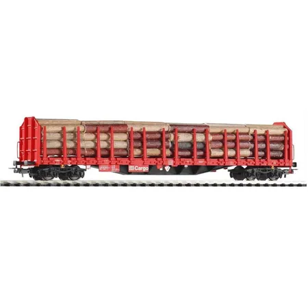 PIKO - Stammholztransportwagen Roos-t642 mit Holzladung