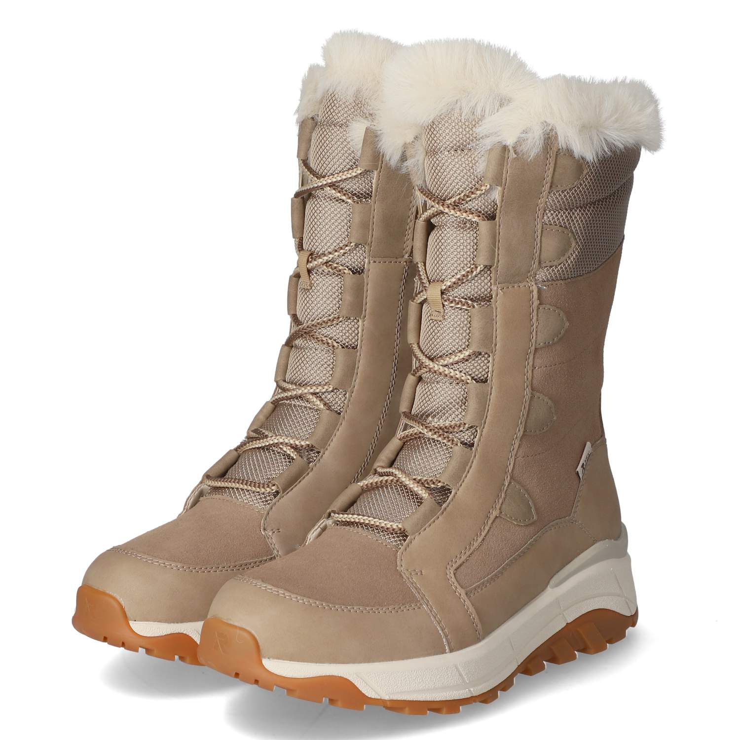 Rieker Evolution Schnürstiefel - beige