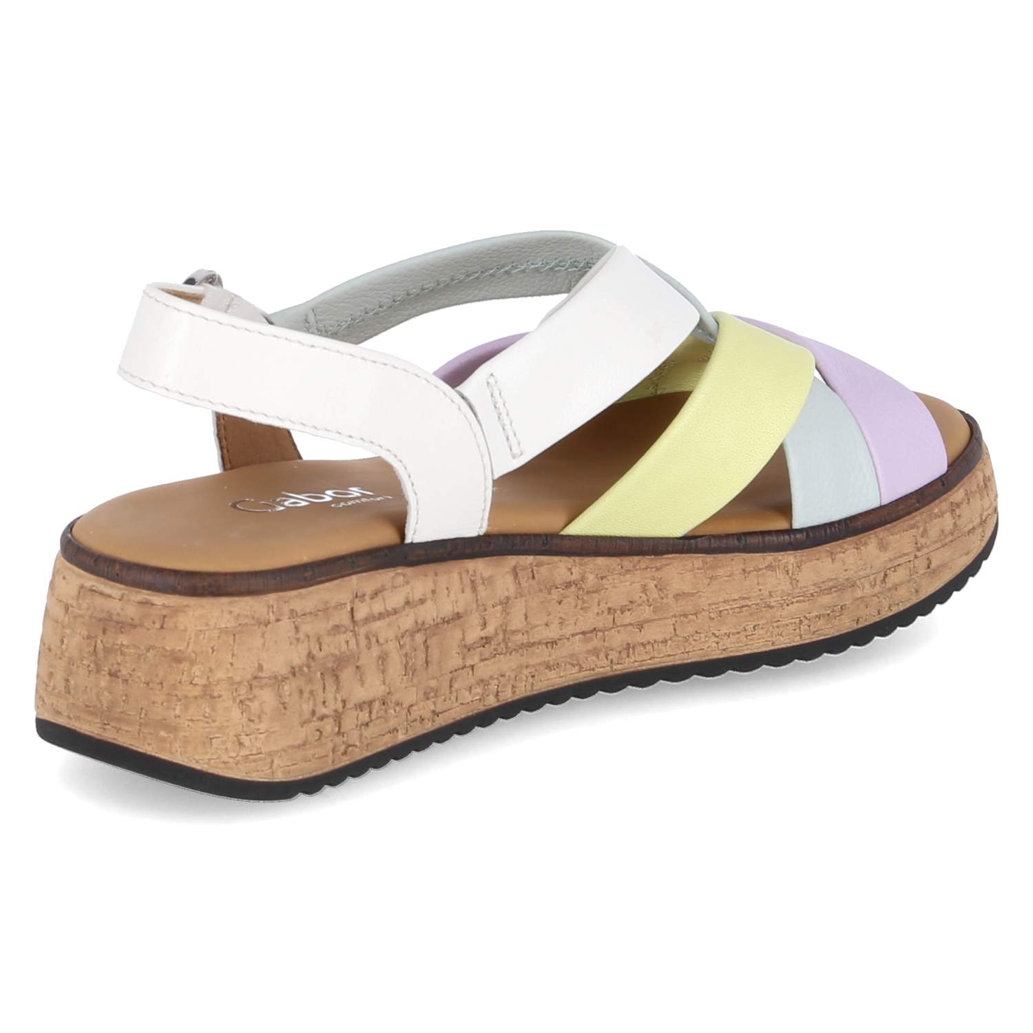 Gabor Sandalen - lime/lat/lila/mint