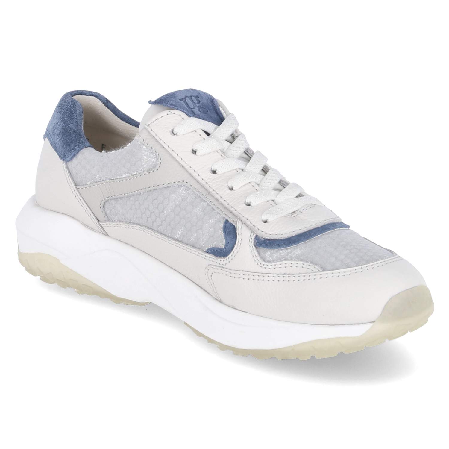 Paul Green Low Sneaker - milk/alu