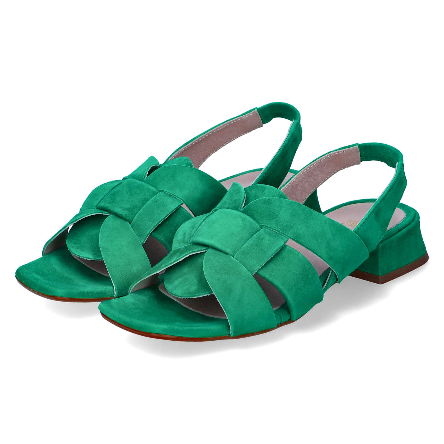 Kaerlek Riemchensandaletten - verde, decksohle crema