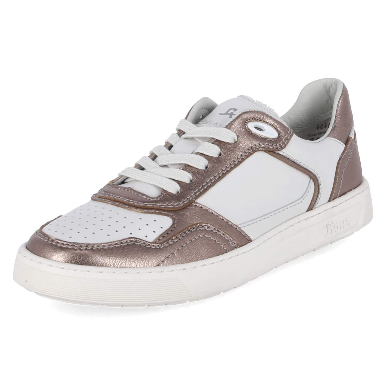 Sioux Maite x Sioux-Sneaker, Farbauswahl: Weiß/Bronze - bronce/snow