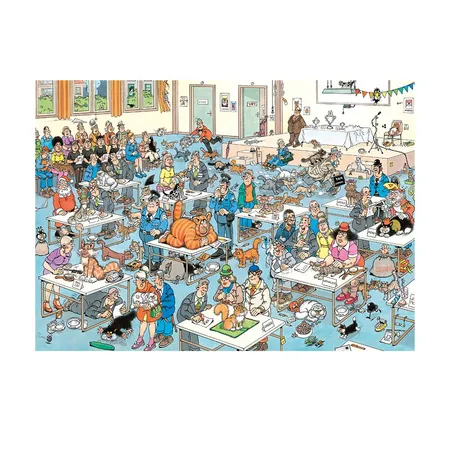 Jumbo Spiele Puzzle - Jan van Haasteren: Die Katzenshow, 1000 Teile