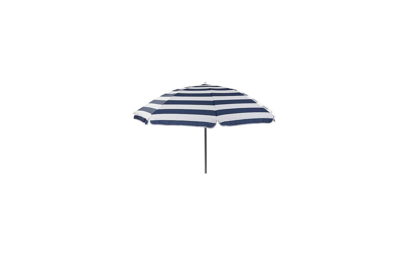Bo-Camp Sonnenschirm gestreift 165 cm blau/weiß