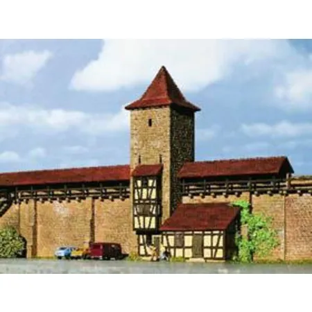 Kibri Wehrturm mit Mauer in Rothenburg
