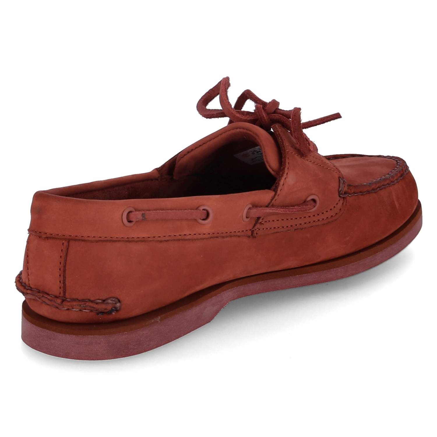 Timberland Halbschuhe CLASSIC BOAT - dark red nubuck