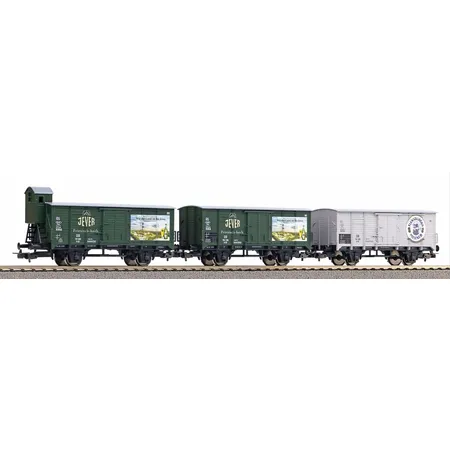 Piko 58398 - 3er Set Bierwagen DB III Brauereien aus Norddeutschland